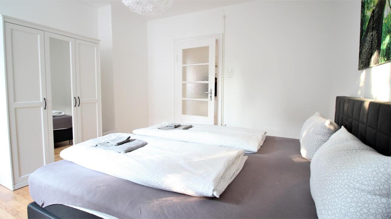 Light-Flooded City Apartment With Balcony And Garden Wurzburg Bagian luar foto