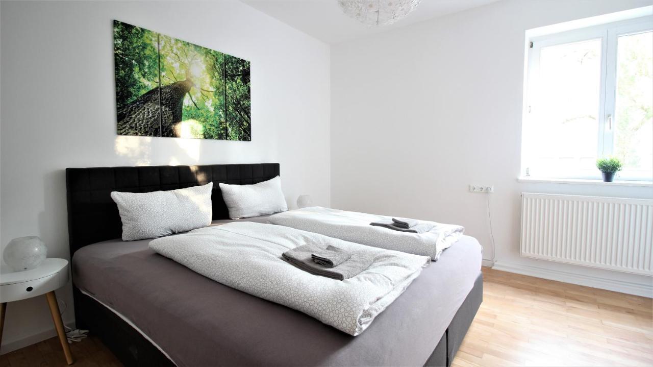 Light-Flooded City Apartment With Balcony And Garden Wurzburg Bagian luar foto