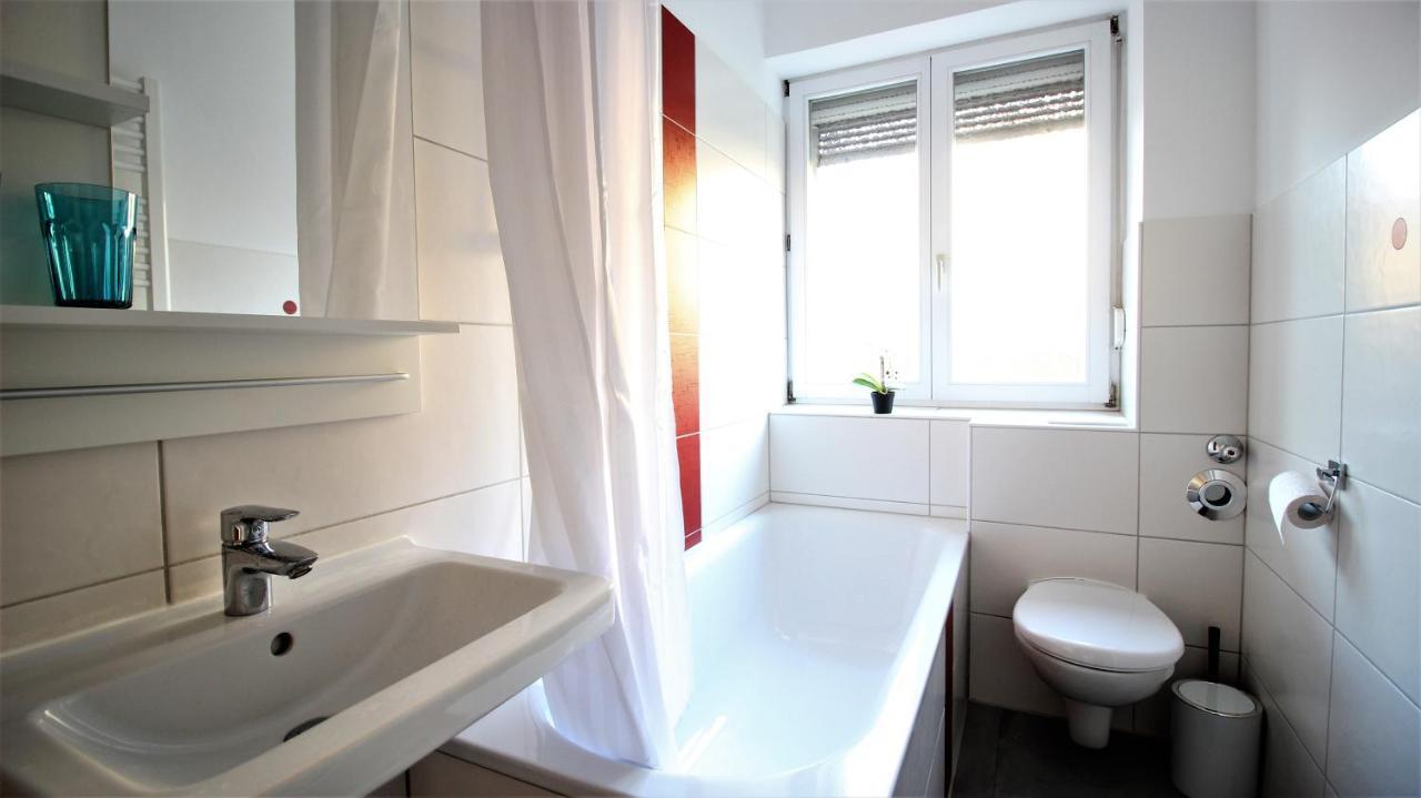 Light-Flooded City Apartment With Balcony And Garden Wurzburg Bagian luar foto